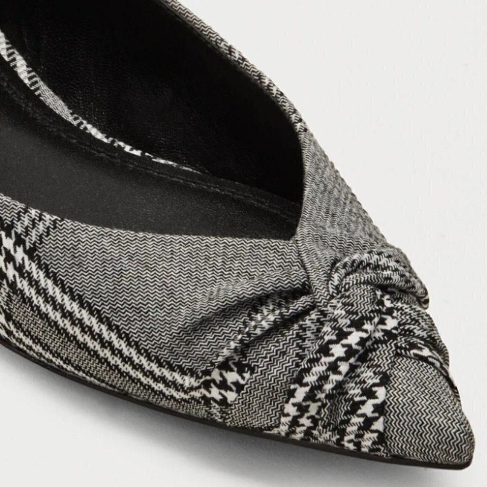 💕MAJE💕 Flat pumps in Prince of Wales ~ Plaid